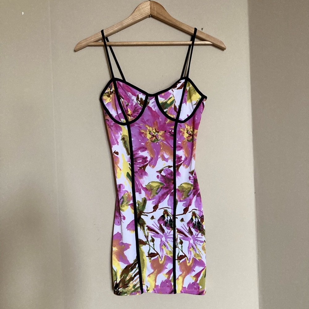 Unlined spaghetti strap dress